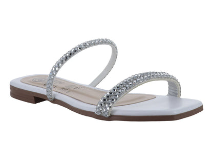 Sandalias Luna Rosa Blanco para Mujer