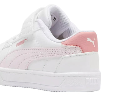 Tenis PUMA Caven 20 Blanco y Rosa para Niña