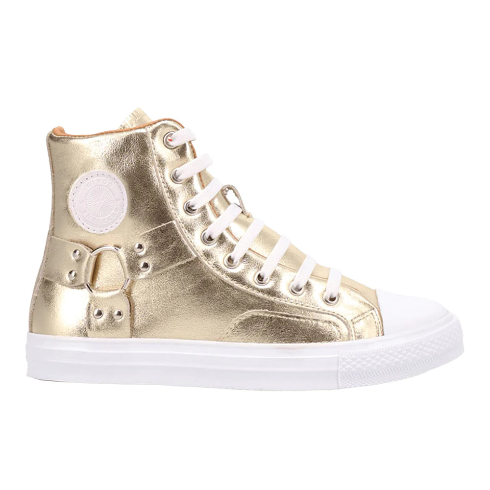 Knarly Metallic High Top Sneakers
