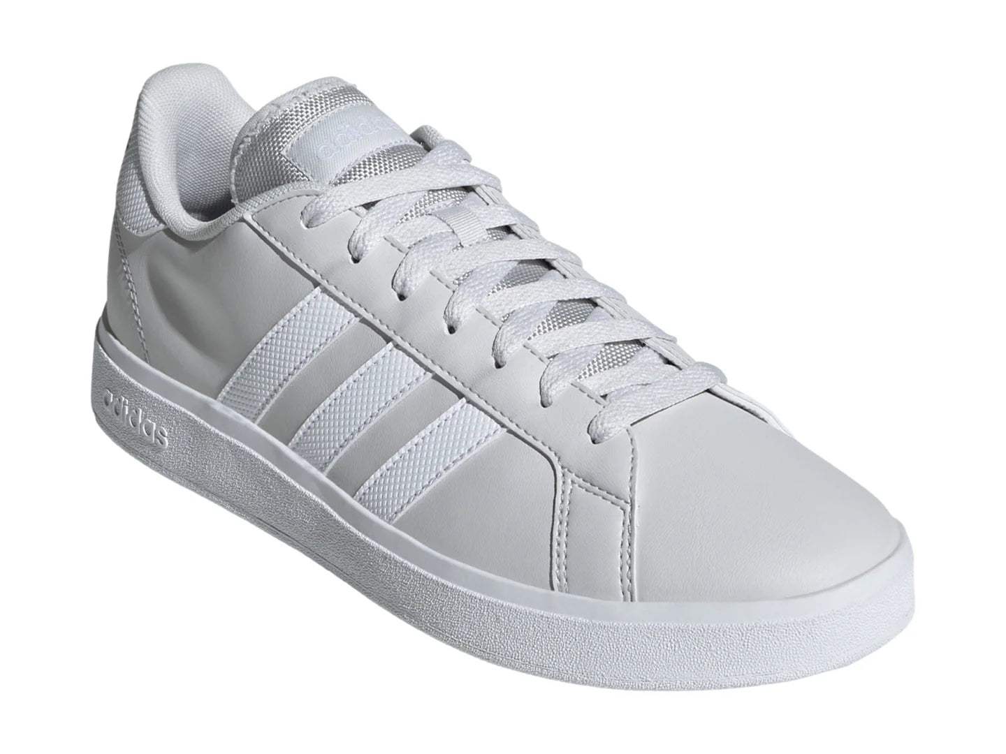 Tenis Adidas Grand Court Base 20 Gris y Blanco para Hombre