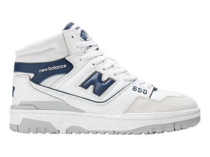 Tenis New Balance BB650 Blanco y Azul Marino para Hombre