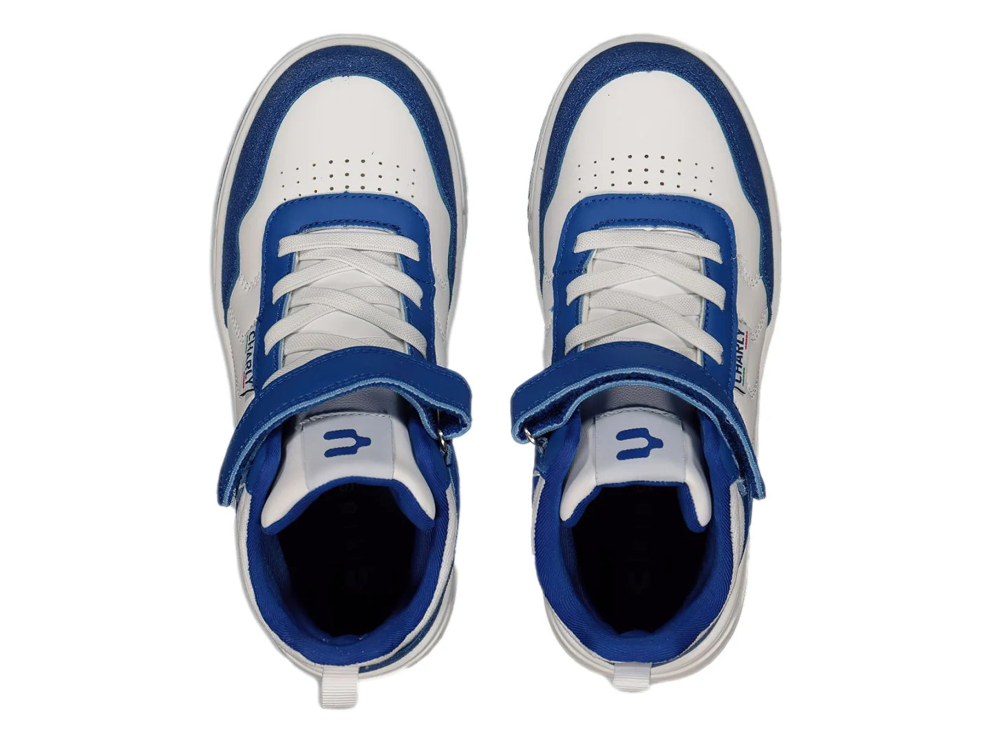 Tenis Charly Blanco y Azul para Niño