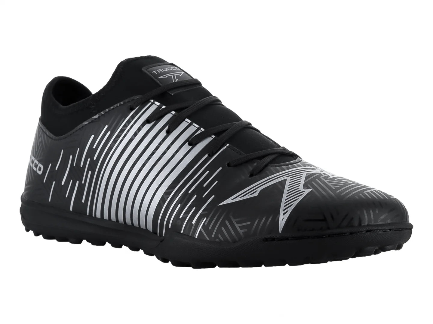 Tenis de Fútbol Leon Trucco Negro Plata para Hombre