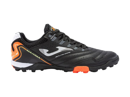 Tenis de Fútbol Joma Maxima Negro Naranja para Hombre