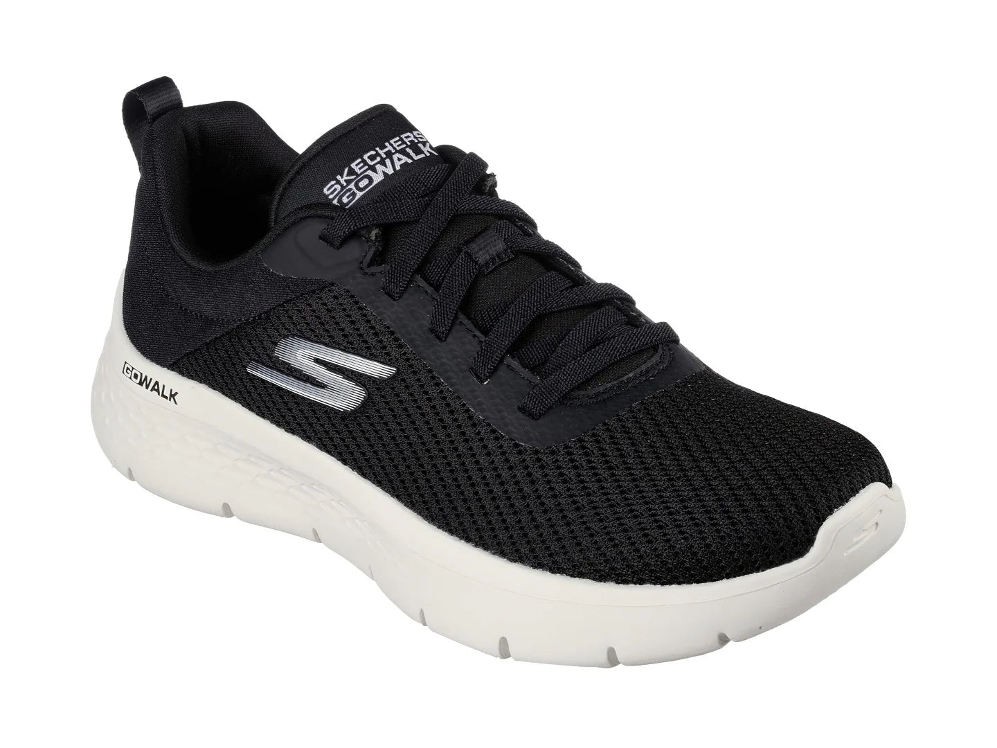 Tenis Skechers Go Walk Flex Negro con Blanco para Mujer
