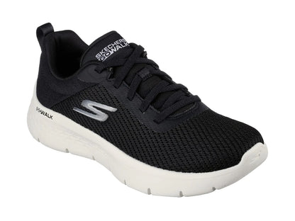 Tenis Skechers Go Walk Flex Negro con Blanco para Mujer