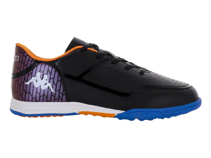 Tenis de Fútbol Kappa Negro Azul para Niño