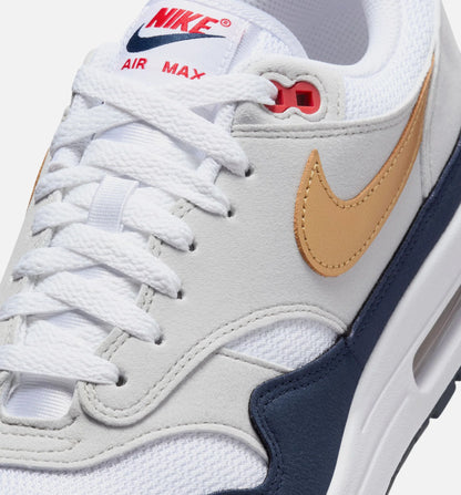 Air Max 1 Olympic Mens Lifestyle Shoe Obsidian Metallic Gold