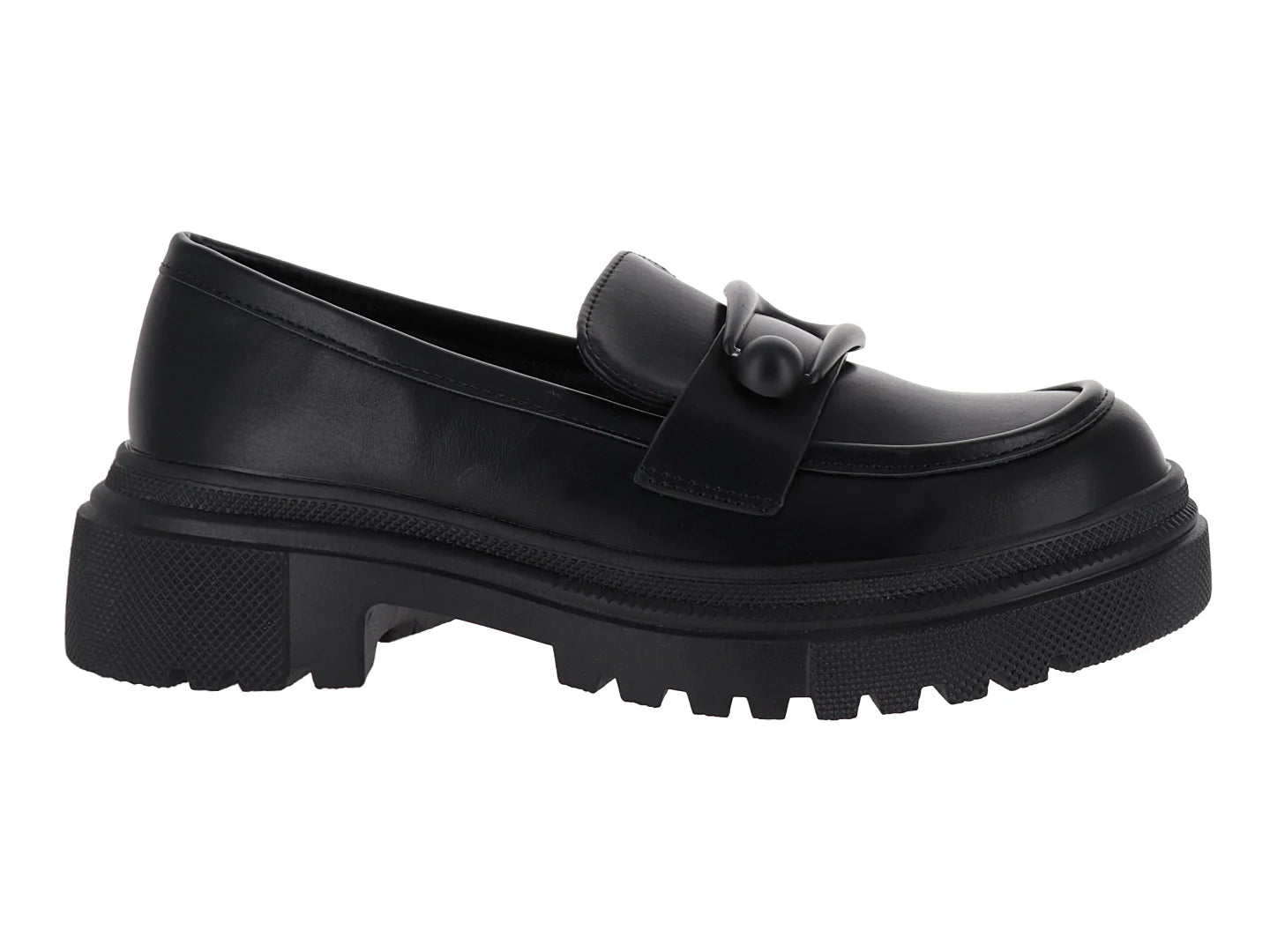 Zapatos Mocasines Roze Negro para Mujer