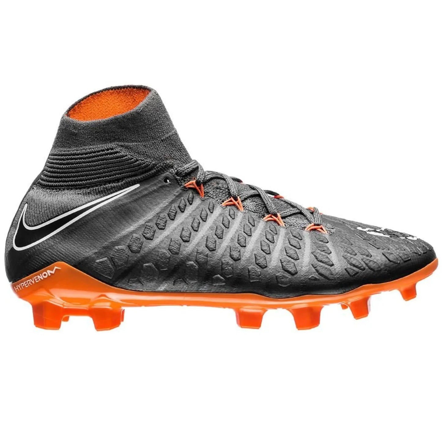 Nike JR Hypervenom Phantom 3 Elite DF FG Dark Grey Total Orange White