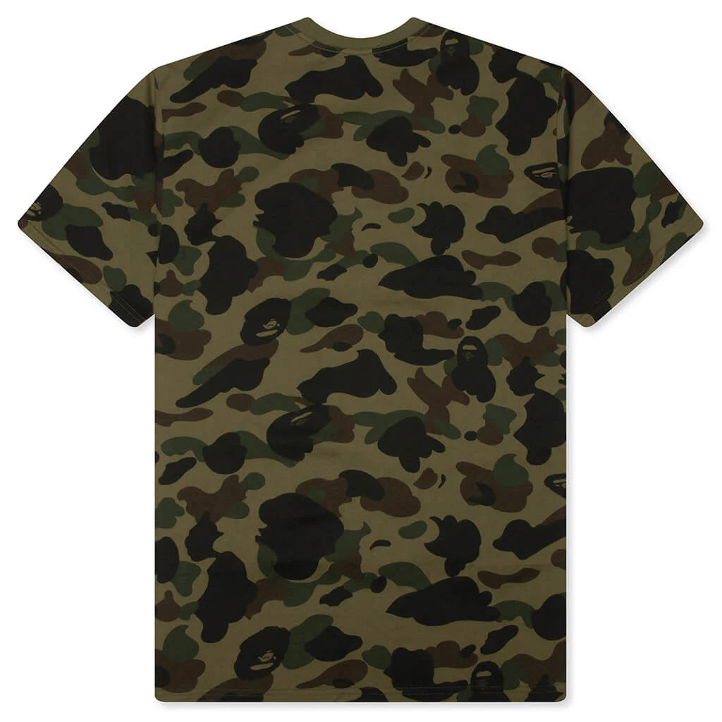 1st Camo College Tee Green
