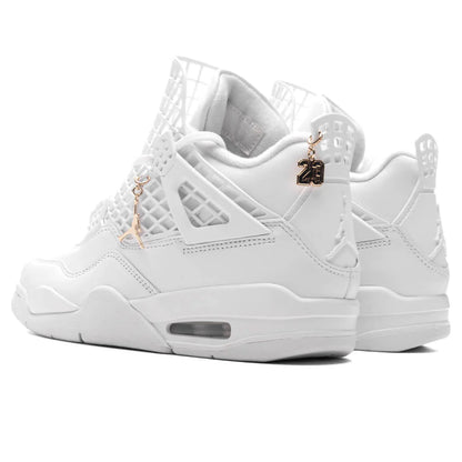 Womens Air Jordan 4 Net White Phantom Metallic Gold
