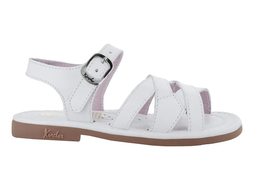 Sandalias Kinder Blancas para Niña