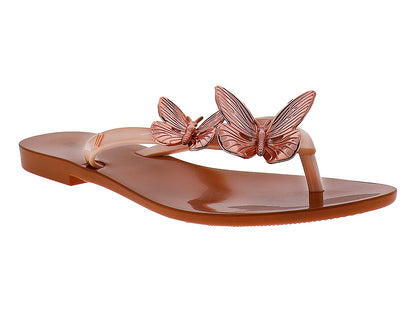 Sandalias Melissa Café para Mujer