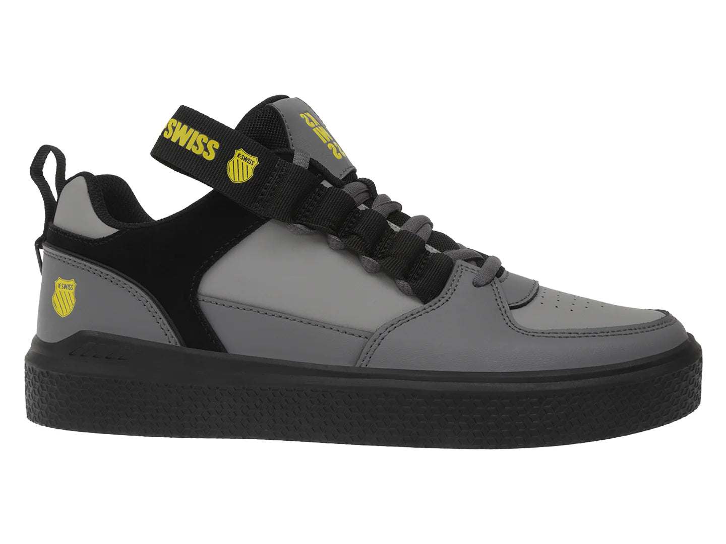 Tenis K SWISS Roof Gris Oscuro y Negro para Hombre