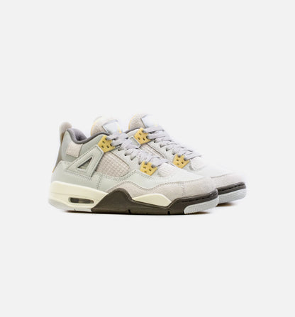 Air Jordan 4 SE Craft Photon Dust Grade School Lifestyle Shoe Grey Limit One Per Customer