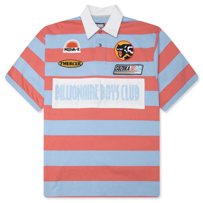 Trails S S Knit Polo Blue Bell