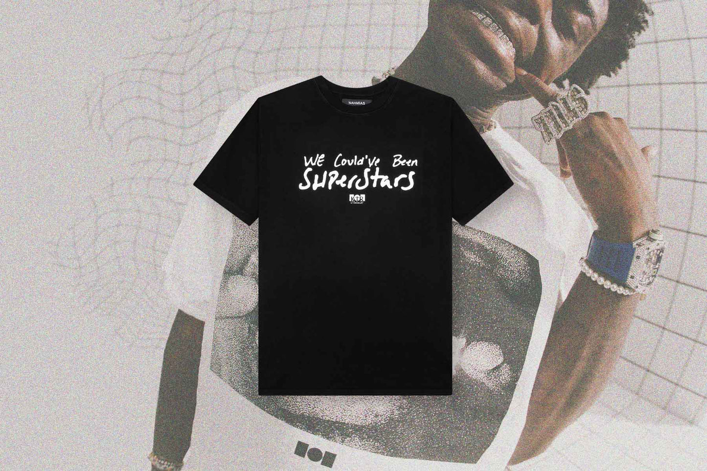 Nahmias x Kodak Black Superstars T Shirt Black