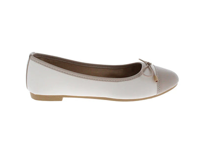 Zapatos Planos Furor Beige Topo para Mujer