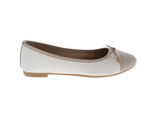 Zapatos Planos Furor Beige Topo para Mujer