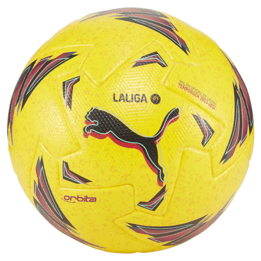 PUMA Orbita La Liga 1 FIFA Quality Pro Soccer Ball Dandelion Multi Color