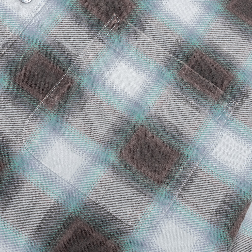 June Plaid Shirt Bone
