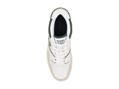 Tenis Guess Blanco y Verde para Hombre