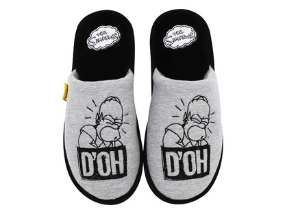Pantuflas ARRA Gris Negro para Hombre