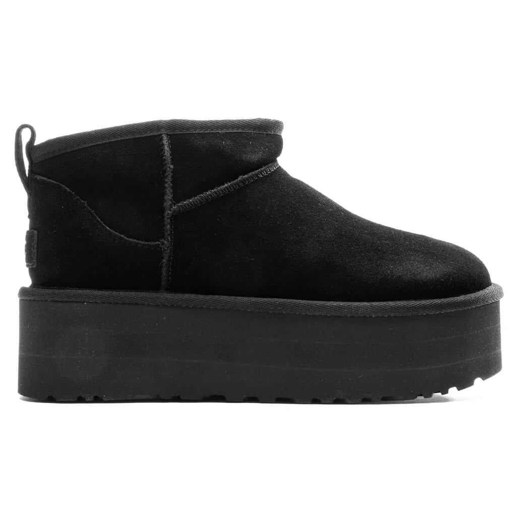 Womens Classic Ultra Mini Platform Black
