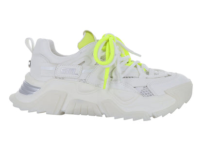 Tenis Steve Madden Blanco y Plata para Mujer