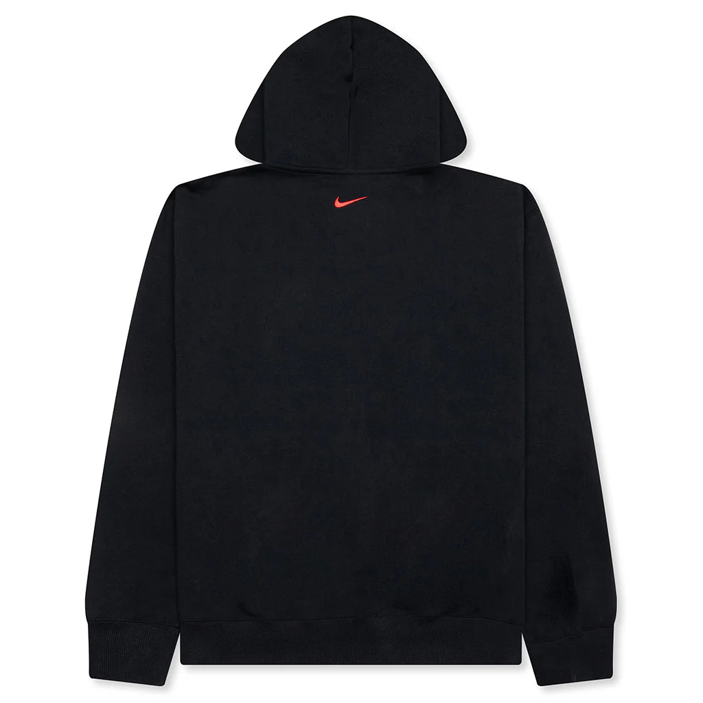 Jordan x Awake NY Full Zip Fleece Hoodie Black University Red
