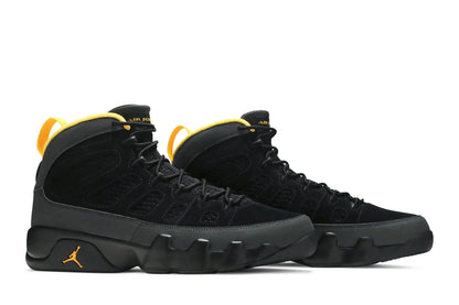 Jordan 9 Retro Dark Charcoal University Gold