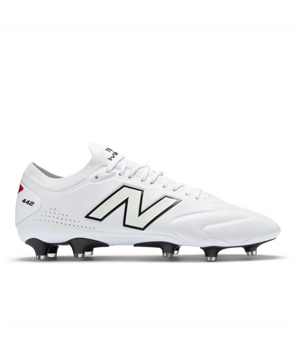 New Balance 442 Elite Knit V3 FG Mens Soccer Cleats White