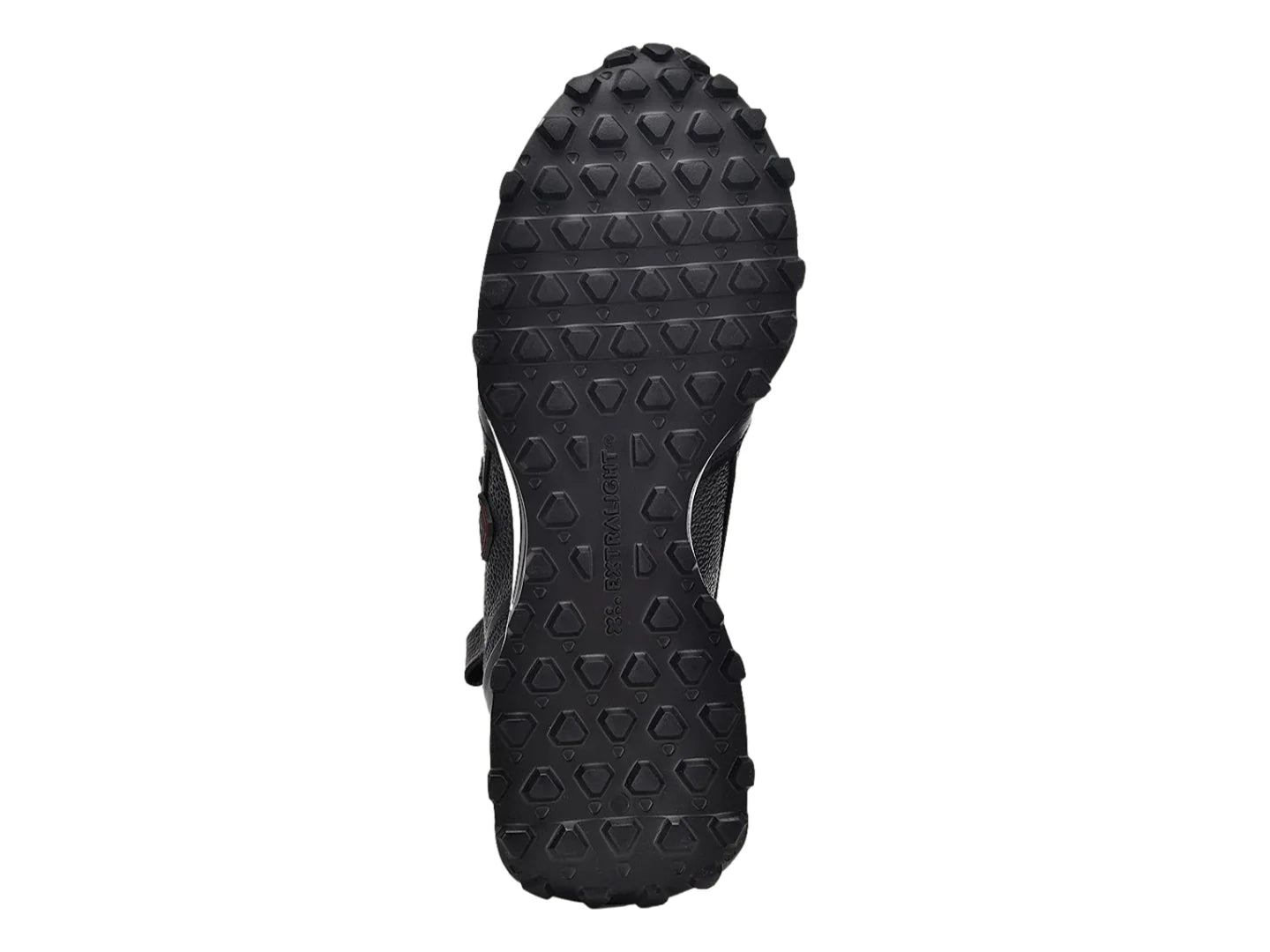 Tenis Cuadra de Piel Ternera Negro para Hombre