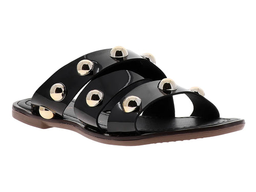 Sandalias MeliAna Charol Negro para Mujer