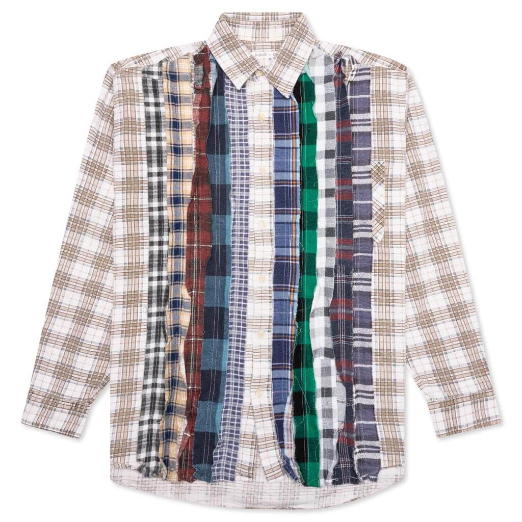 Needles Flannel Shirt Ribbon Shirt Assorted