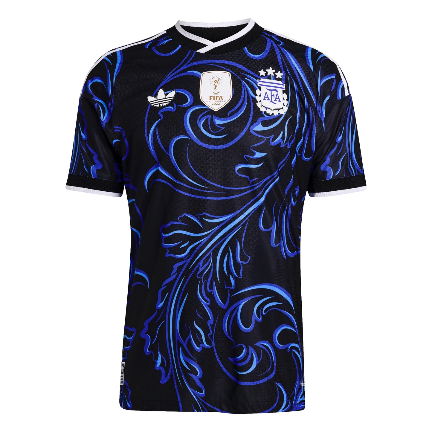 adidas Argentina Away Authentic Mens Soccer Jersey 2026 Black Blue