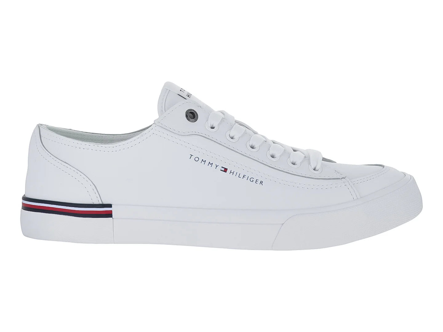 Tenis Tommy Hilfiger Corporate Vulc Leather Blancos para Hombre