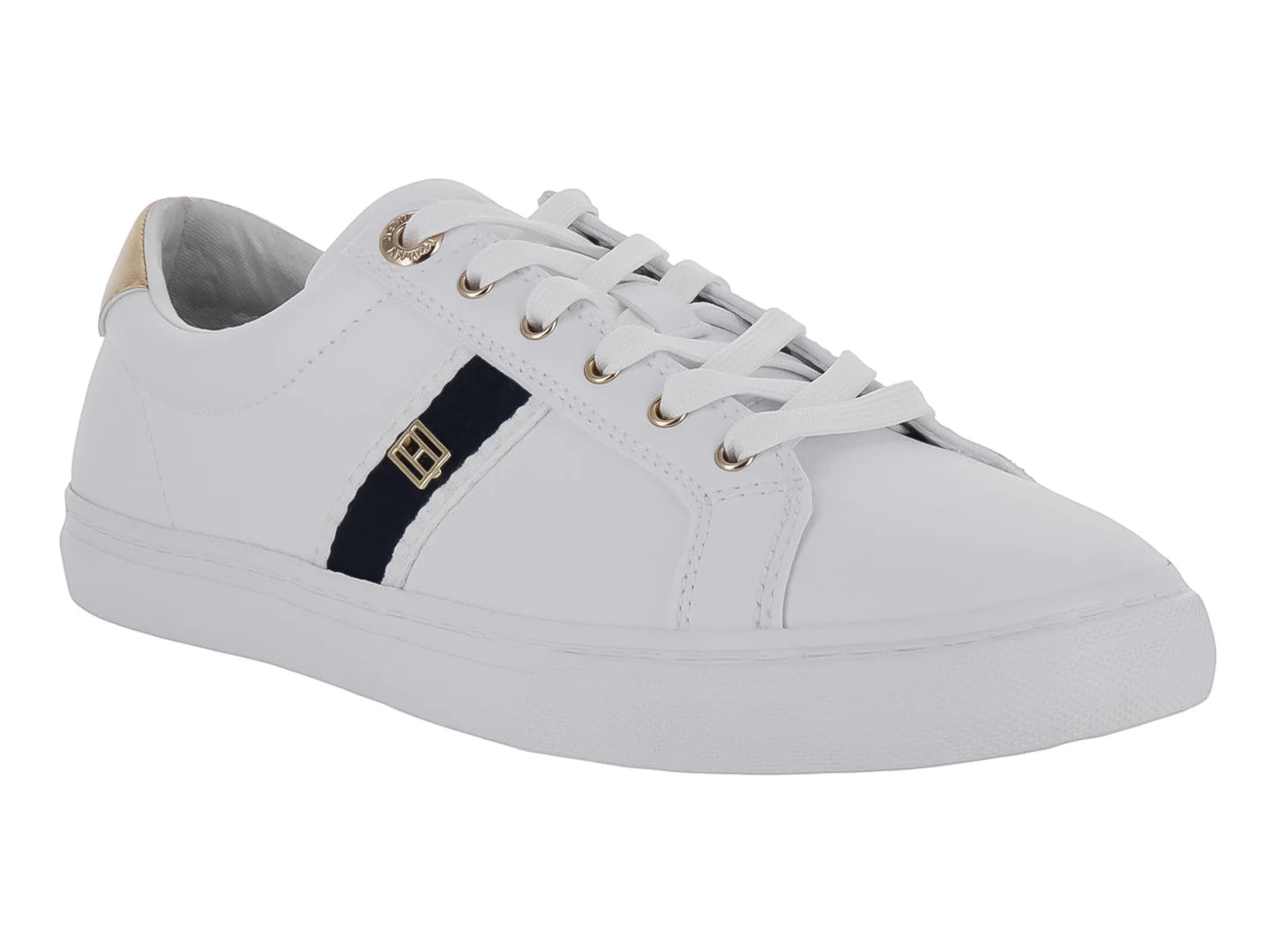 Tenis Tommy Hilfiger In Webbing Court Blanco para Mujer