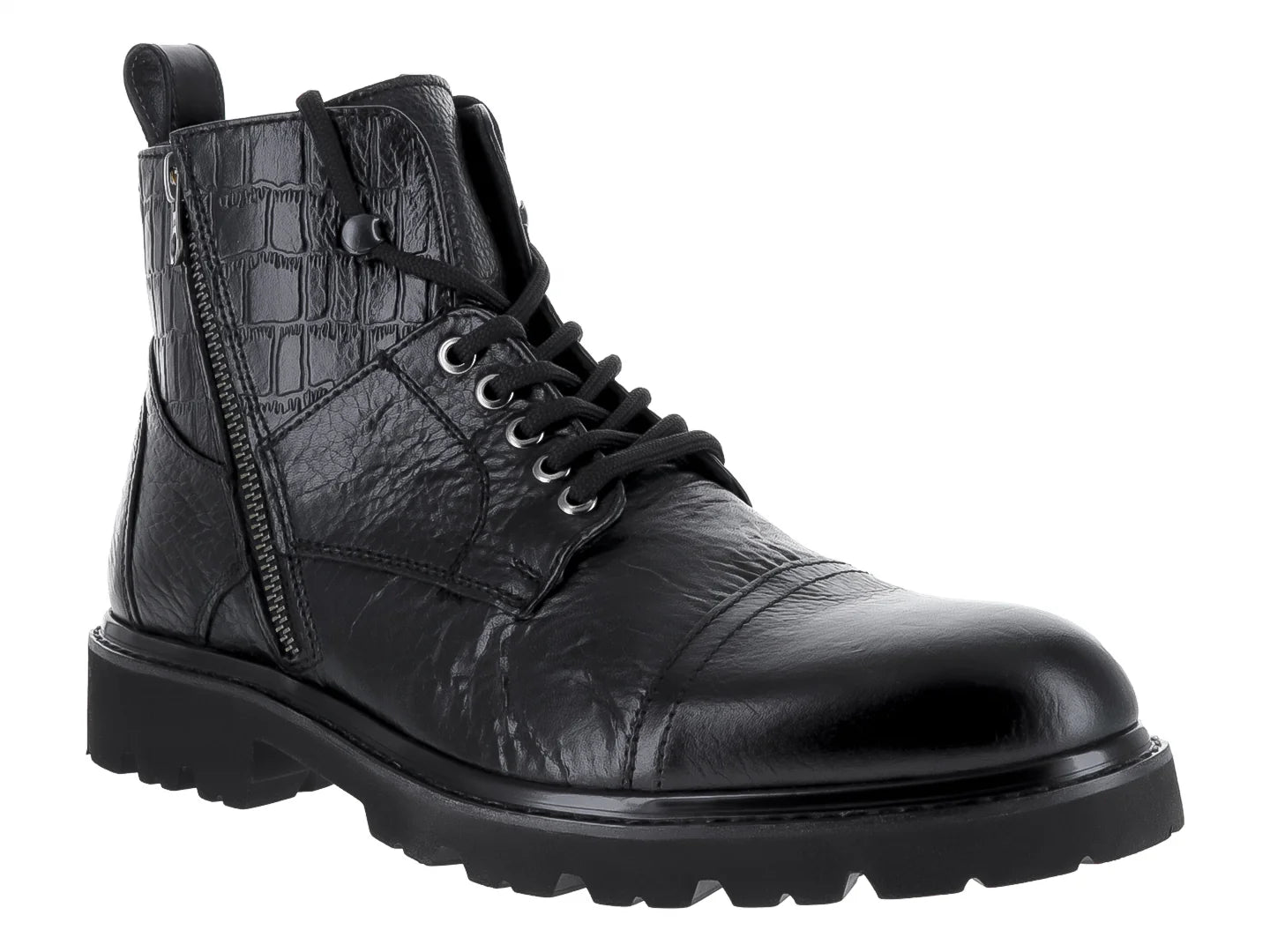 Botas Fabian Arenas Scrambler Negro para Hombre