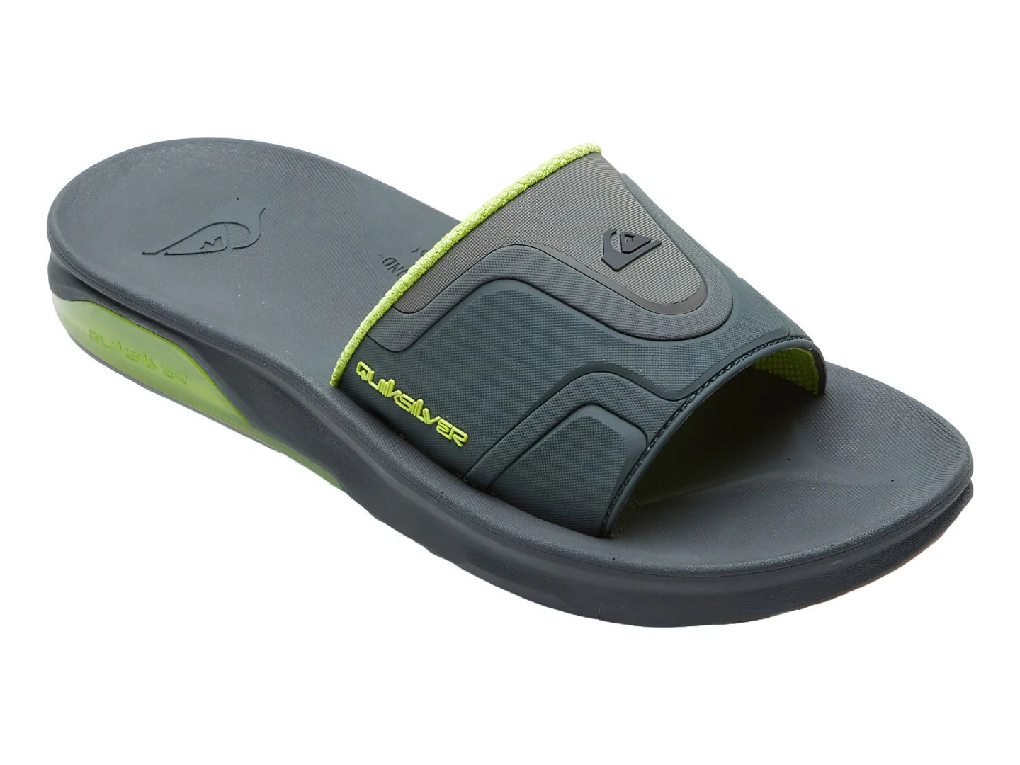 Sandalias Quiksilver Mathodic Recovery Slide Gris para Hombre