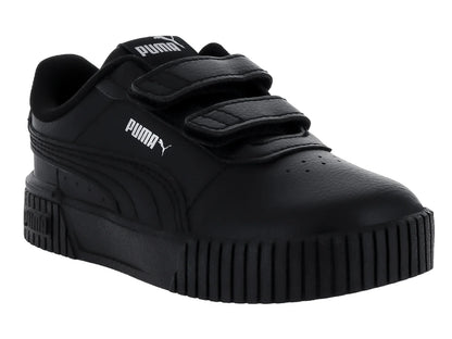 Tenis PUMA Carina 20 V Negro y Plata para Niña