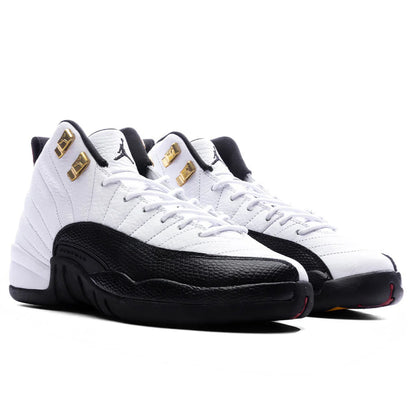 Air Jordan 12 Retro Taxi GS White Black Taxi