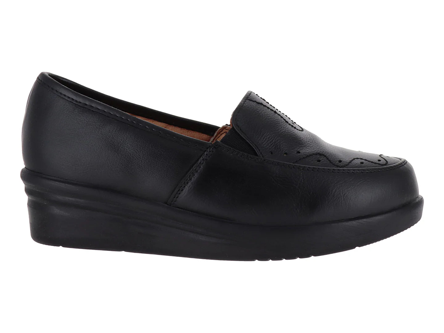 Zapatos Mocasines Mas Descanso Negro para Mujer