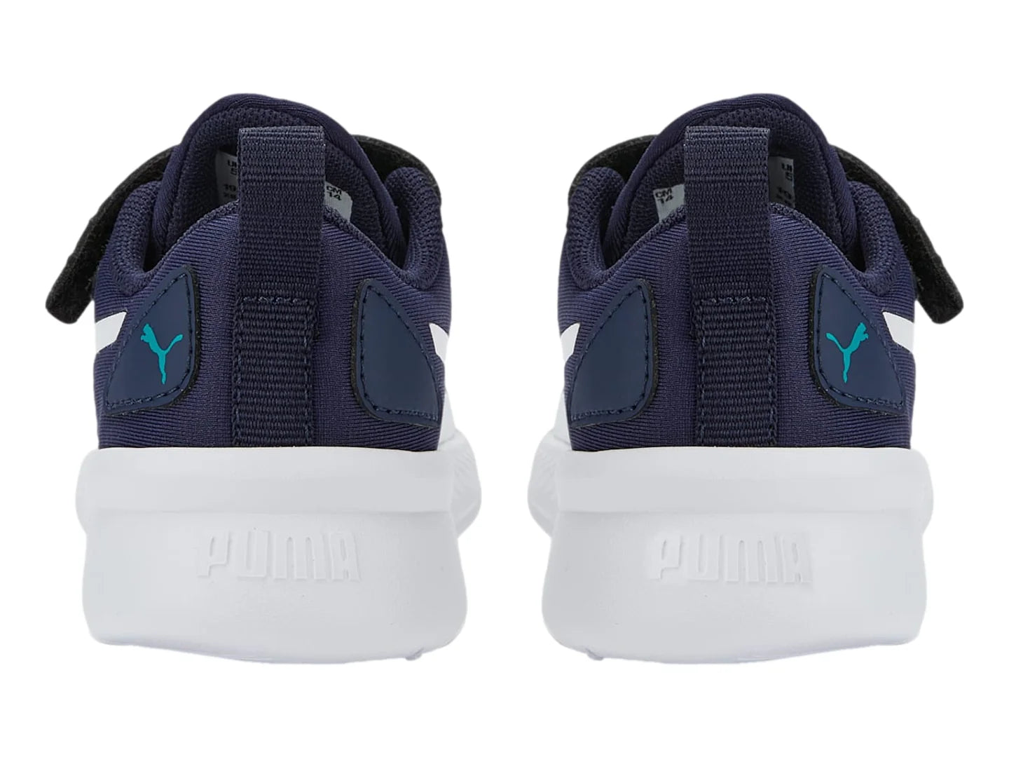 Tenis PUMA Flyer Runner V Azul Marino y Blanco para Niño