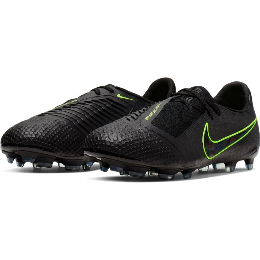 Nike JR Phantom Venom Elite FG Firm Ground Youth Soccer Cleats Black Volt
