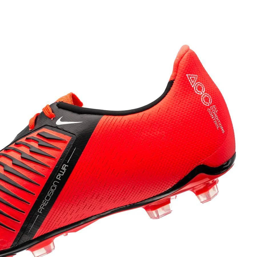 Nike Phantom Venom Elite FG Youth Soccer Cleats Bright Crimson Black Crimson