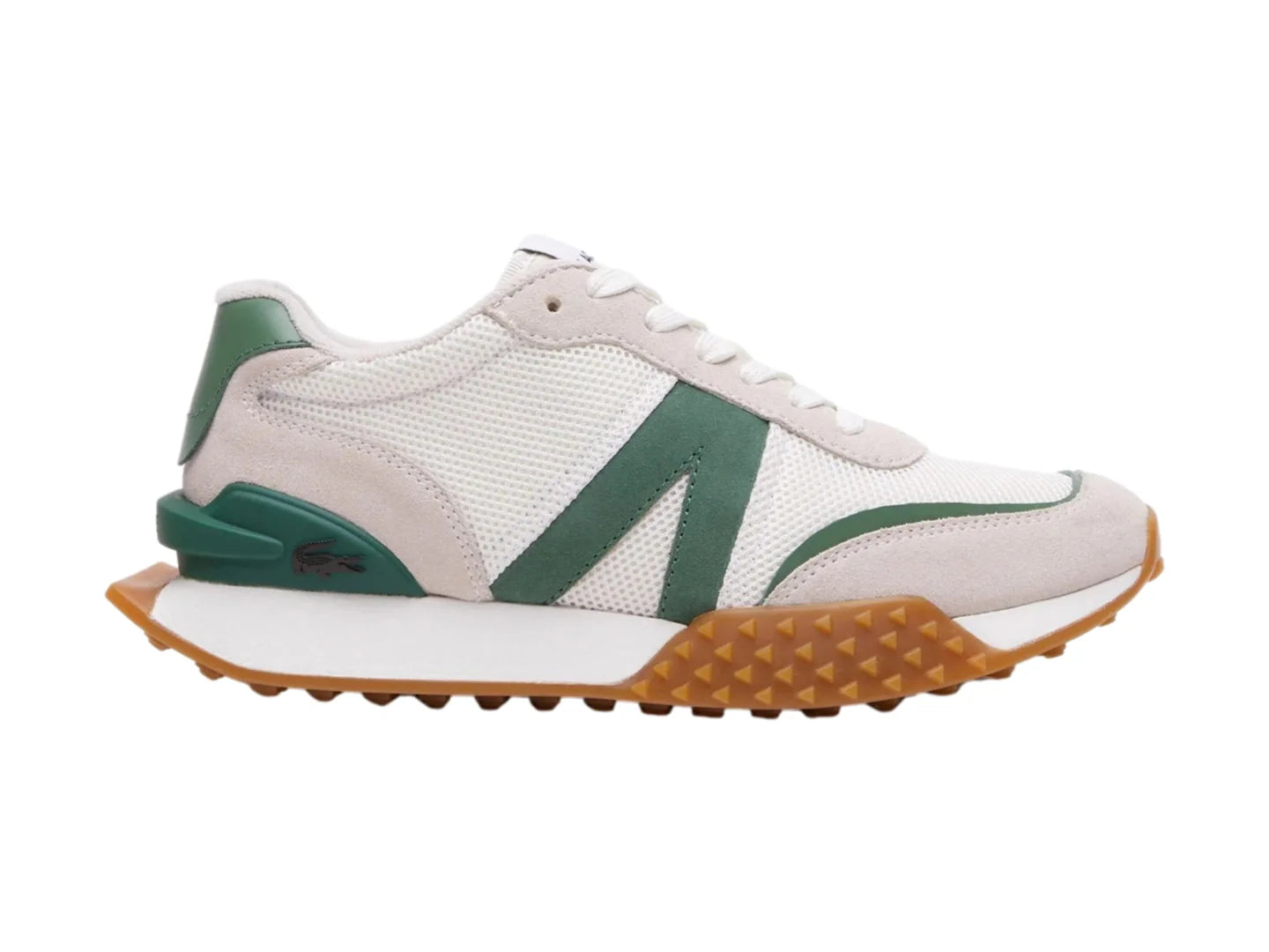 Tenis Lacoste L Spin Deluxe Blanco y Verde para Mujer