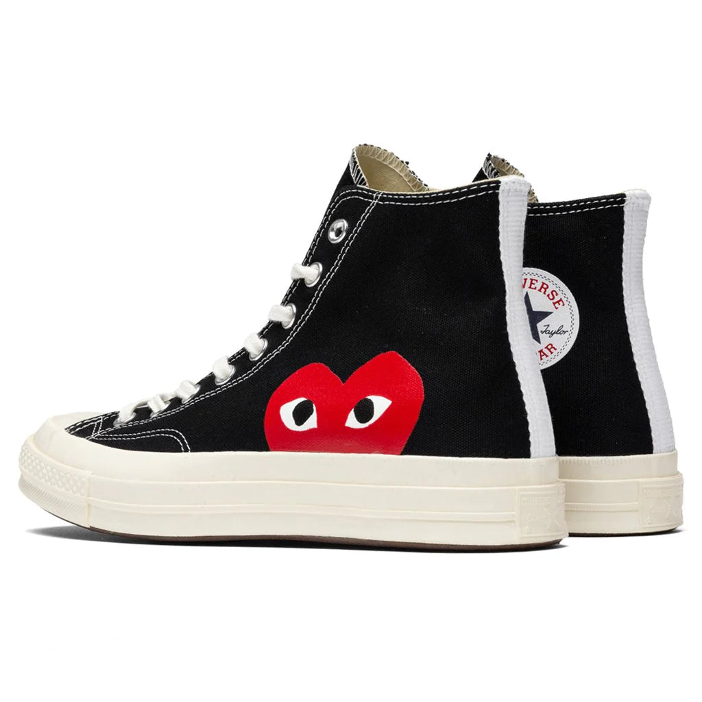 Converse x Comme Des Garcons PLAY All Star Chuck 70 Hi Black 2019