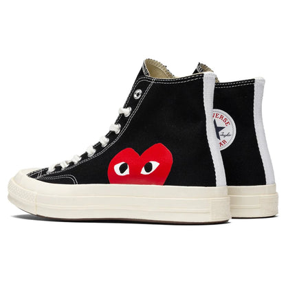 Converse x Comme Des Garcons PLAY All Star Chuck 70 Hi Black 2019